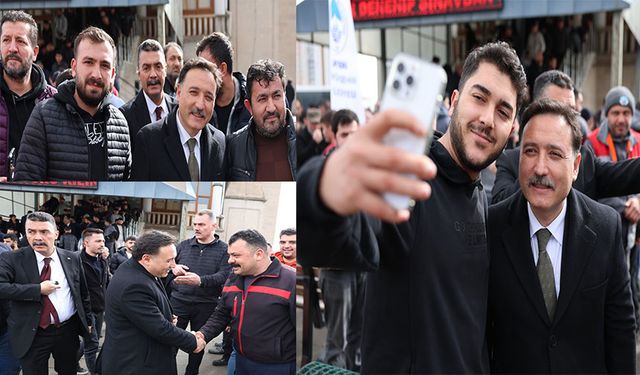 Vali Çiçek, Ağaç İşleri ve Demirciler Sitesi’nde esnafla buluştu