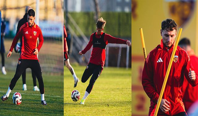 Kayserispor günü çift idmanla tamamladı