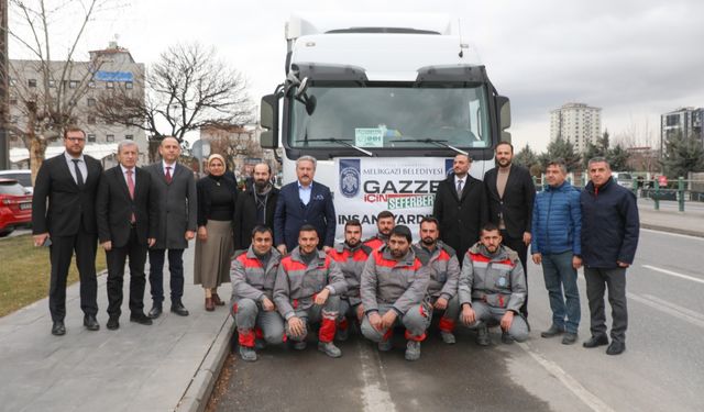Melikgazi’den Gazze’ye yardım