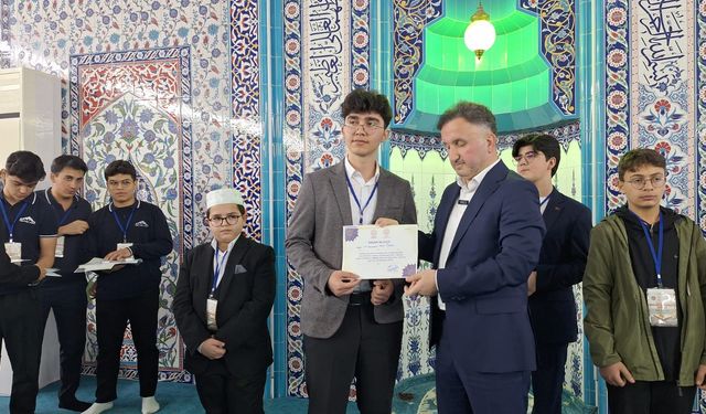 İmam hatip okulları mesleki yarışmaları il finali tamamlandı
