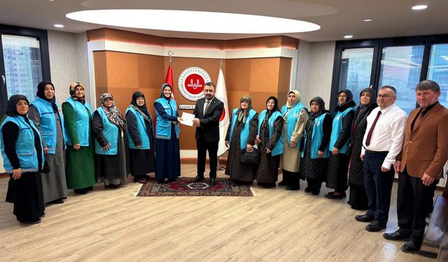 TDV Kayseri Kadın Kolları’ndan Gazze’ye mantılı destek