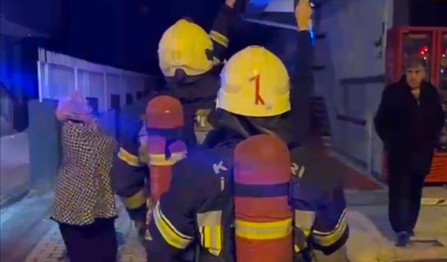 Kayseri’de açık unutulan doğal gaz paniğe neden oldu