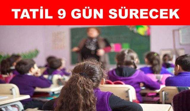 Okullarda ikinci ara tatil bugün başlıyor