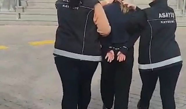 Kayseri’de 30 yıl 9 ay hapisle aranan kadın hükümlü yakalandı