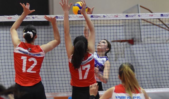 TVF Kayseri Kadınlar Bölgesel Lig ilk günü tamamlandı