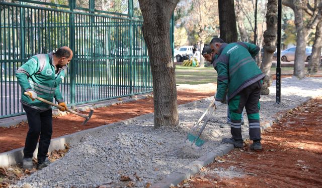 Kocasinan'da park bakımları sürüyor