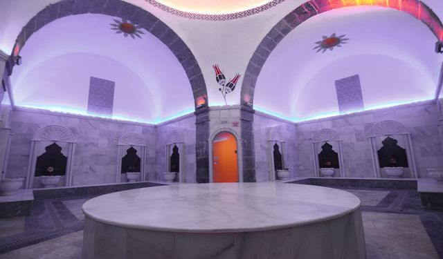 TALAS’IN TARİHİ HAMAMINA İLGİ BÜYÜK