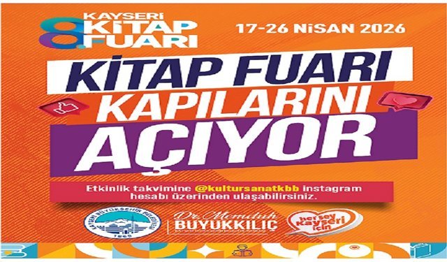 Kayseri Kitap Fuarı 8’inci Kez Kapılarını Açılıyor