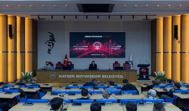 Büyükşehir’den Personele “Siber Güvenlik Farkındalık Eğitimi”