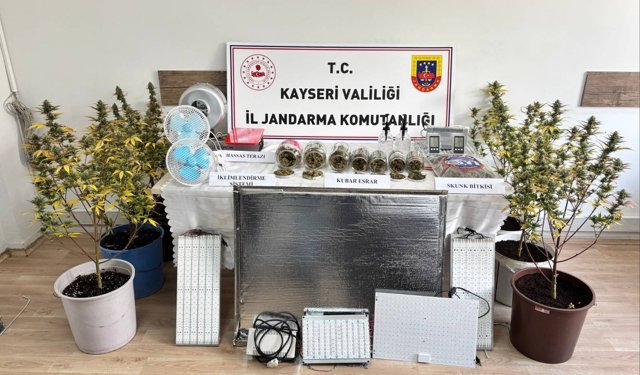 Kayseri’de Uyuşturucu Operasyonu: 1 Gözaltı