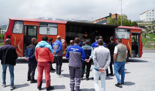 Erciyes A.Ş. Personeline Uygulamalı Yangın Eğitimi