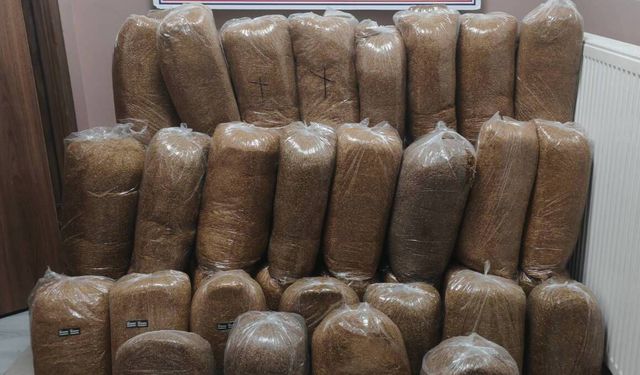 Kayseri’de Yol Kontrolünde 510 Kilo Kaçak Tütün Ele Geçirildi