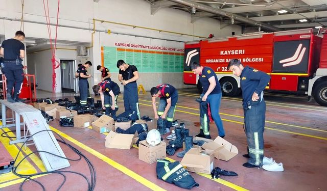 Kayseri OSB İtfaiyesi’nden Öğrencilere Uygulamalı Yangın Eğitimi