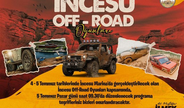 İncesu’da Off Road Heyecanı Yaşanacak