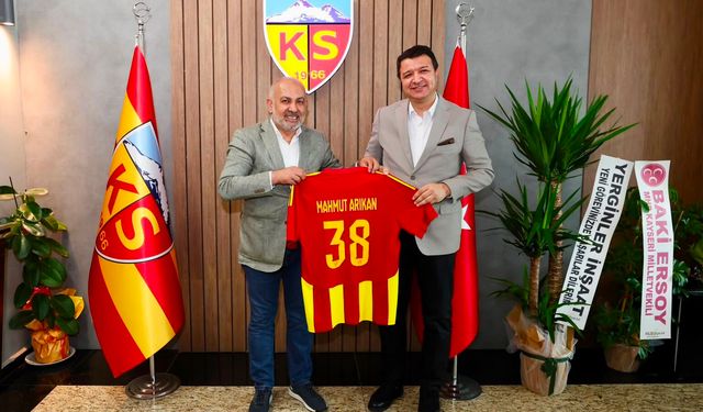 Mahmut Arıkan'dan Kayserispor Yönetimine Hayırlı Olsun Ziyareti