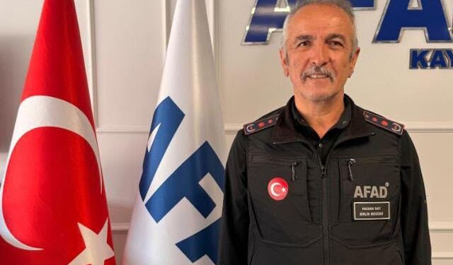 Kayseri’de AFAD İl Müdür Yardımcılığına Hasan Say Getirildi