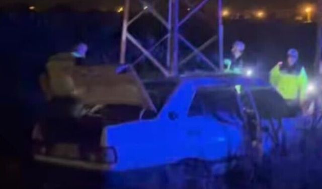 Develi’de Otomobil Elektrik Direğine Çarptı: 1 Yaralı