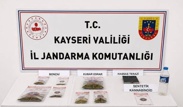 Kayseri’de Uyuşturucu Operasyonu: 2 Gözaltı
