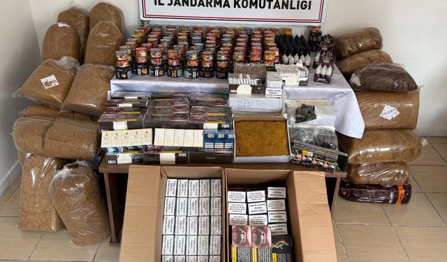 Kaçak Tütün ve Sigara Operasyonunda Çok Sayıda Ürün Ele Geçirildi