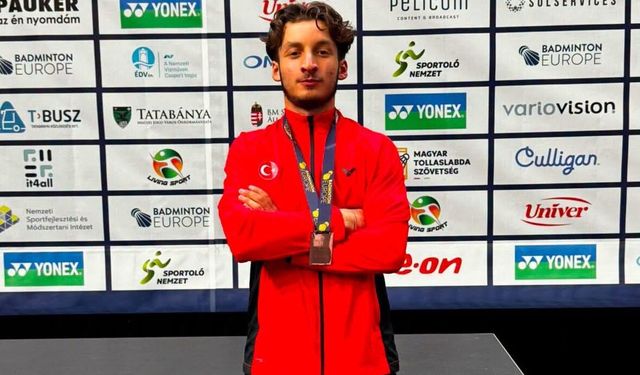 Kayseri Badminton’da Avrupa Üçüncülüğü Gururu