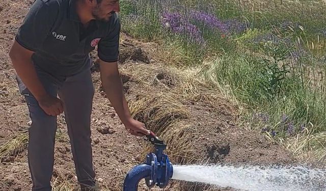 Büyükşehir’den, 9 Milyon TL’lik Kapalı Sulama Sistemi