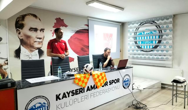 Amatör Lig Temsilcilerine Yeni Oyun Kuralları Eğitimi