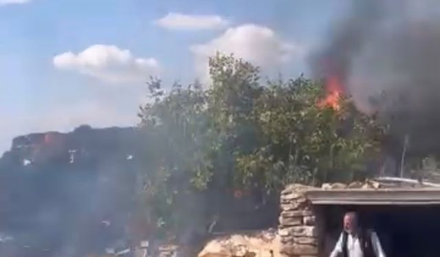 Bünyan’da Saman Balyaları Alevlere Teslim Oldu
