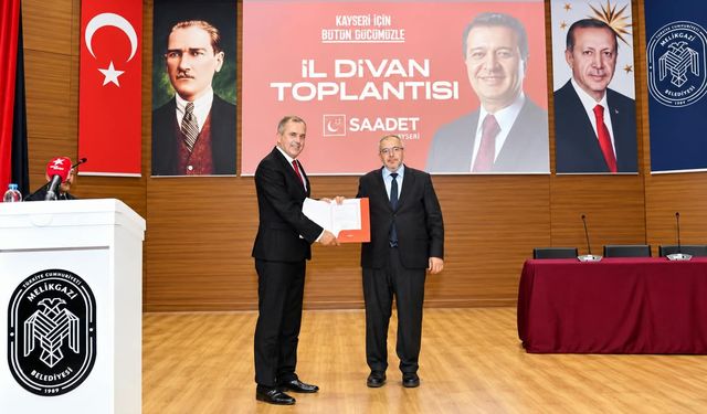 Saadet Partisi Talas İlçe Başkanlığı'na Ali Üstünel Atandı