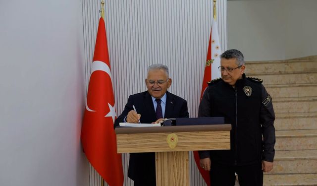 Başkan Büyükkılıç’tan, İl Emniyet Müdürü Ergen’e Hayırlı Olsun Ziyareti