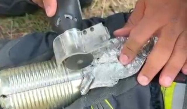 Kafası Konserve Kutusuna Sıkışan Kedi Kurtarıldı