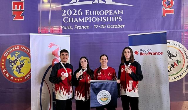 ERVA Spor Okullarının Sporcularından Avrupa İkinciliği