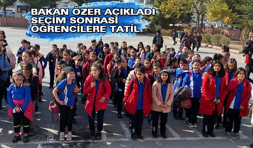29 Mayıs’ta Okullar Tatil