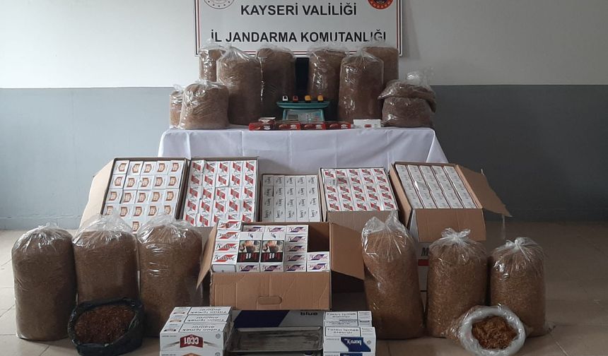  83 Kilogram Kaçak Tütün Ele Geçirildi