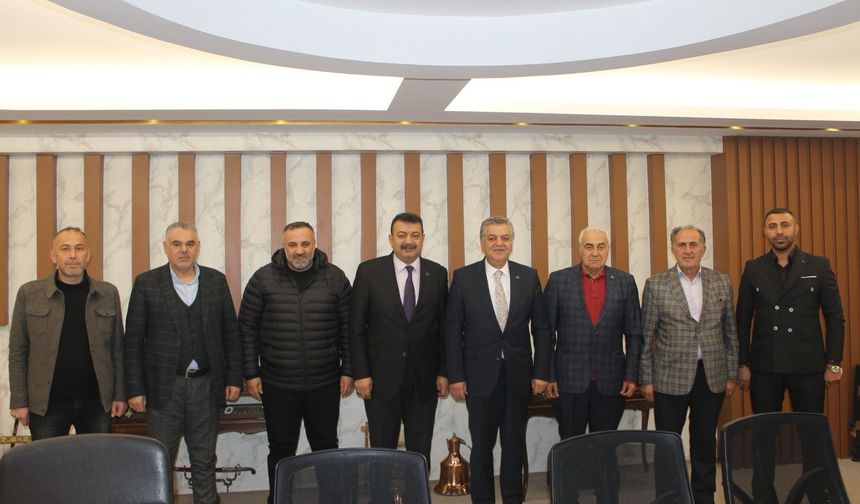 Esnaf Oda Başkanlarından Adnan İncetoprak’a Destek Ziyareti