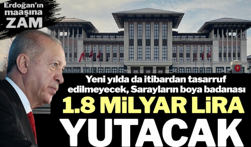 Saray, 1.8 milyara sarayları yenileyecek