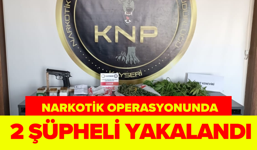 Narkotik operasyonunda yaşları 66 ve 72 olan 2 şüpheli yakalandı