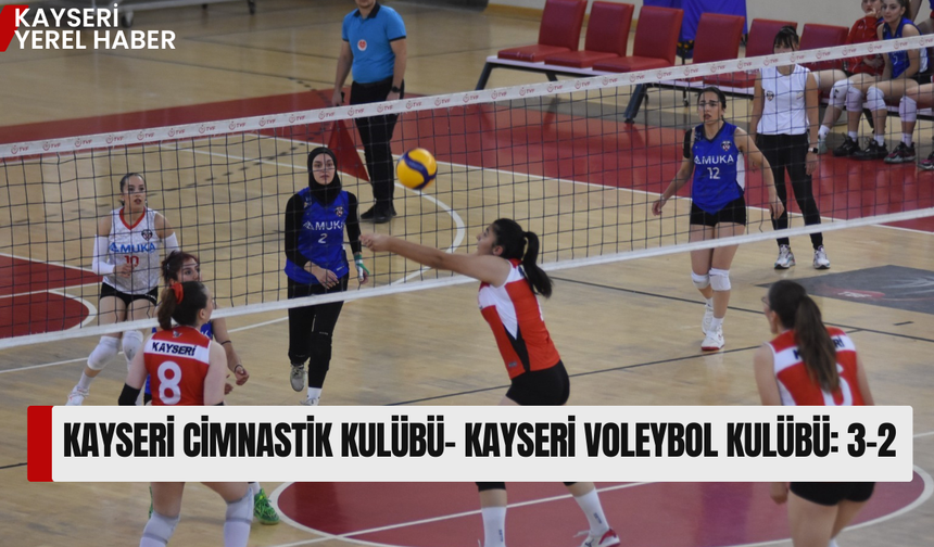 Kayseri Cimnastik Kulübü– Kayseri Voleybol Kulübü: 3-2