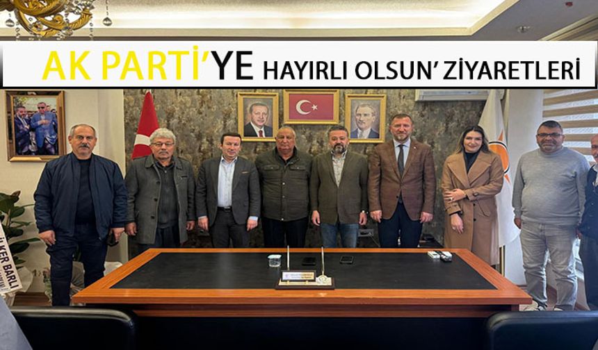 KAYSERİ YOZGATLILAR FEDERASYONU’NDAN AK PARTİ’YE ‘HAYIRLI OLSUN’ ZİYARETLERİ