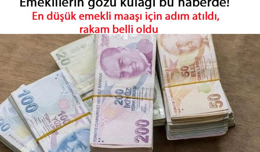 Emeklilerin gözü kulağı bu haberde! En düşük emekli maaşı için adım atıldı, rakam belli oldu