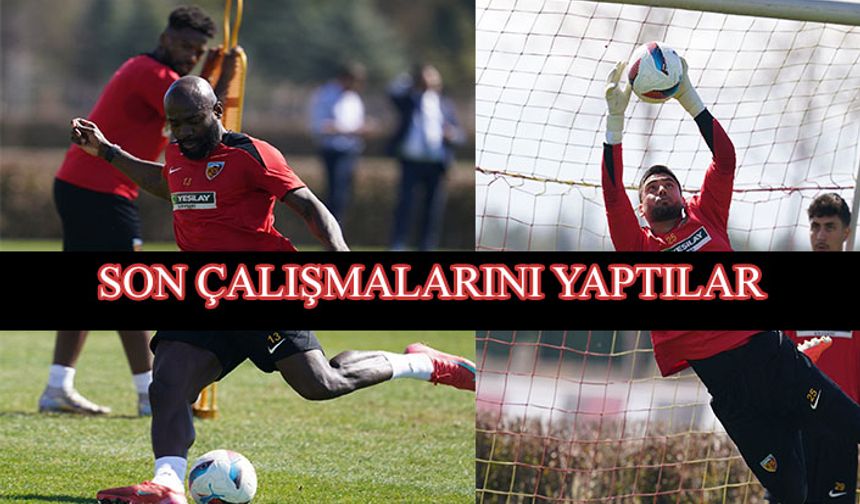 Kayserispor’da Gaziantep FK maç öncesi