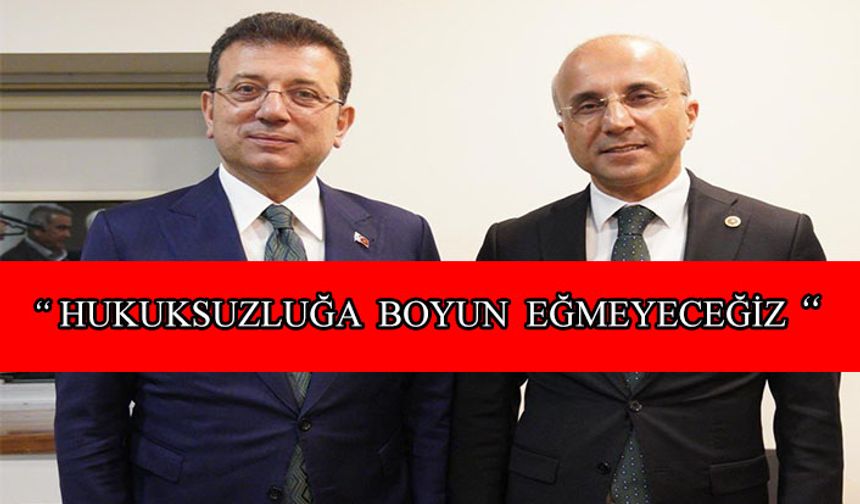 CHP’li Genç, “Milyonlar bu hukuksuzluk karşısında yılmayacak”