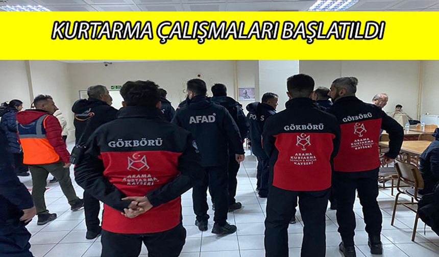 Arama kurtarma ekipleri, mahsur kalan vatandaşlar için seferber oldu