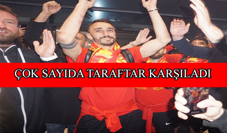 Kayserispor İstanbul dönüşü coşkuyla karşılandı
