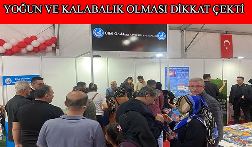 KİTAP FUARINDA ÜLKÜ OCAKLARINA YOĞUN İLGİ