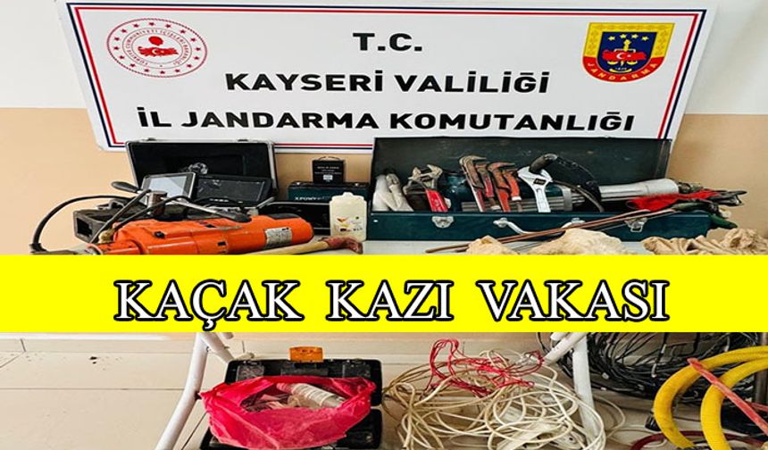 Kaçak kazı yapan şahıslar yakalandı
