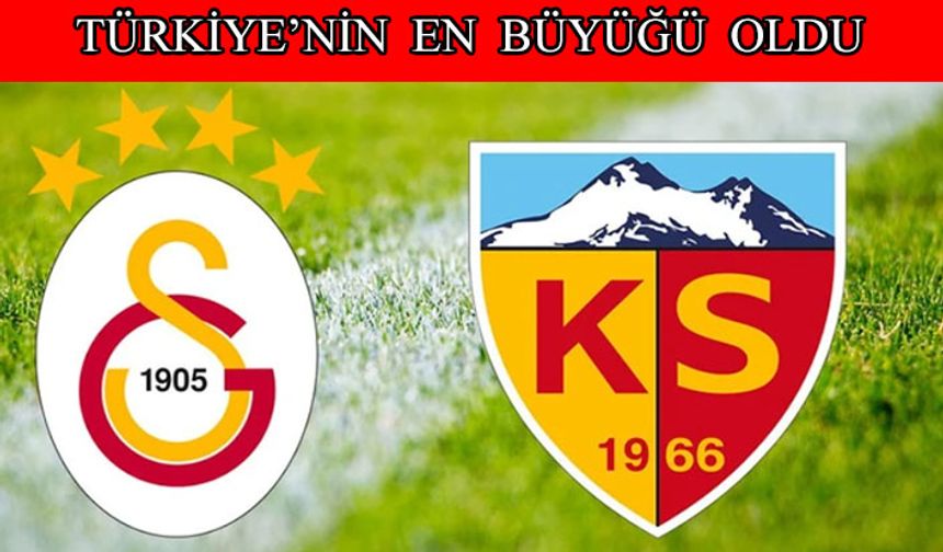 KAYSERİSPOR-GALATASARAY Maçı
