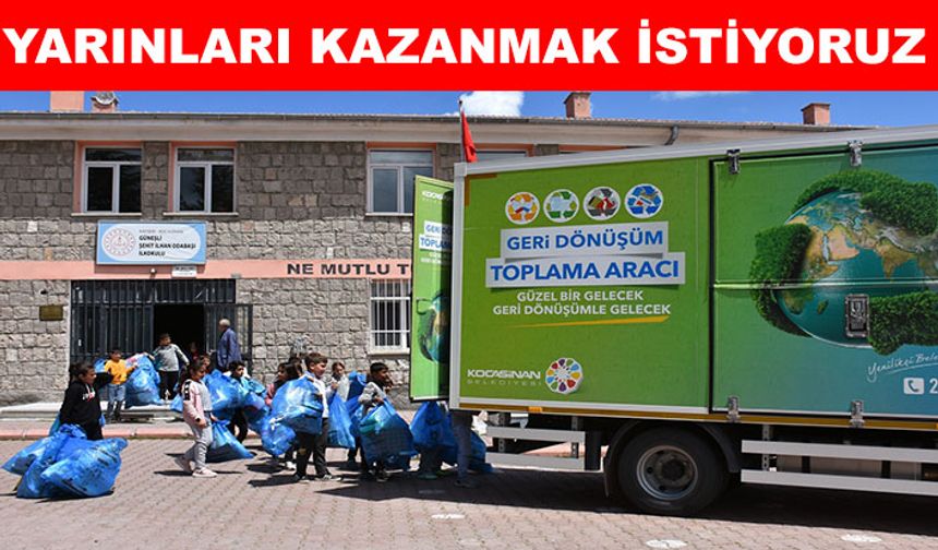 İlkokul öğrencilerine geri dönüşüm semineri verildi