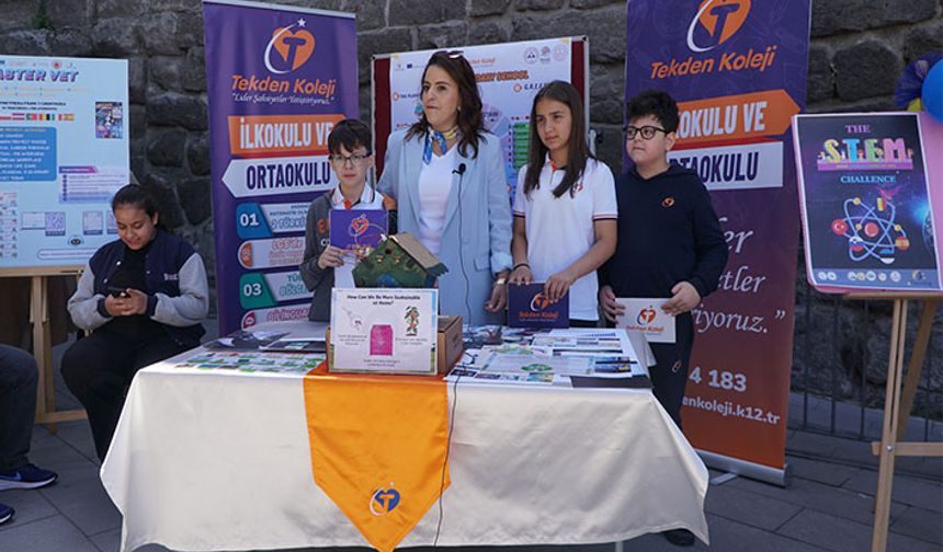 E Twinning günü Kayseri Kalesinde kutlandı