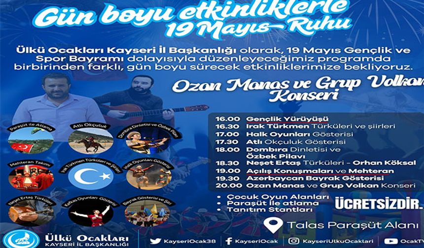 Ülkü Ocakları'ndan 19 Mayıs’a Özel Etkinlik