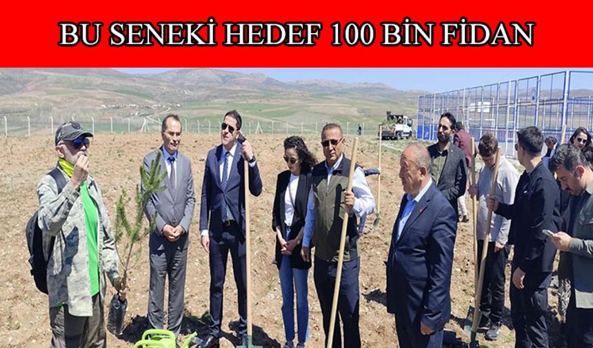 Eğitim yuvası 2 bin 500 fidanla buluştu